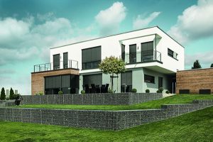 Haus mit Roma Raffstore 1