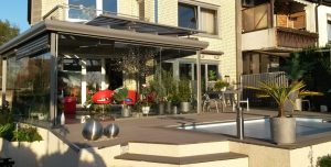 Bild Terrassendach mit Pool